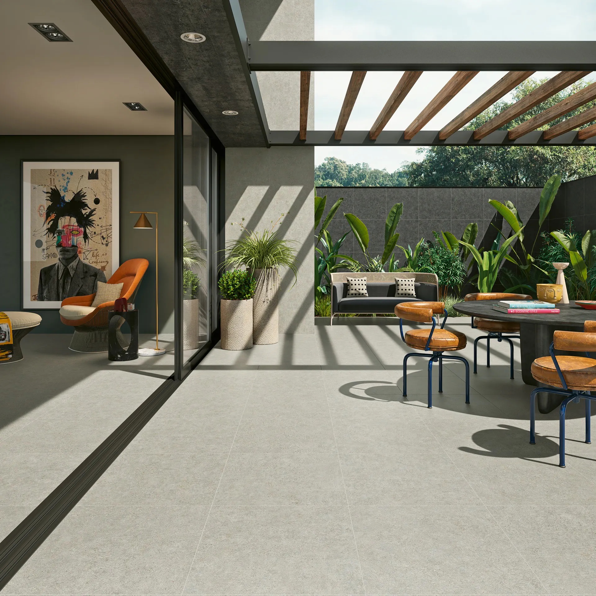 Carrelage intérieur et extérieur : peut-on utiliser le même carrelage ?